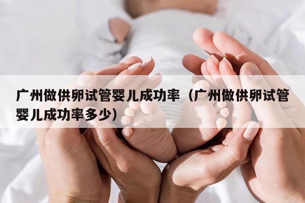 广州做供卵试管婴儿成功率（广州做供卵试管婴儿成功率多少）