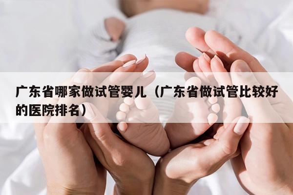 广东省哪家做试管婴儿（广东省做试管比较好的医院排名）